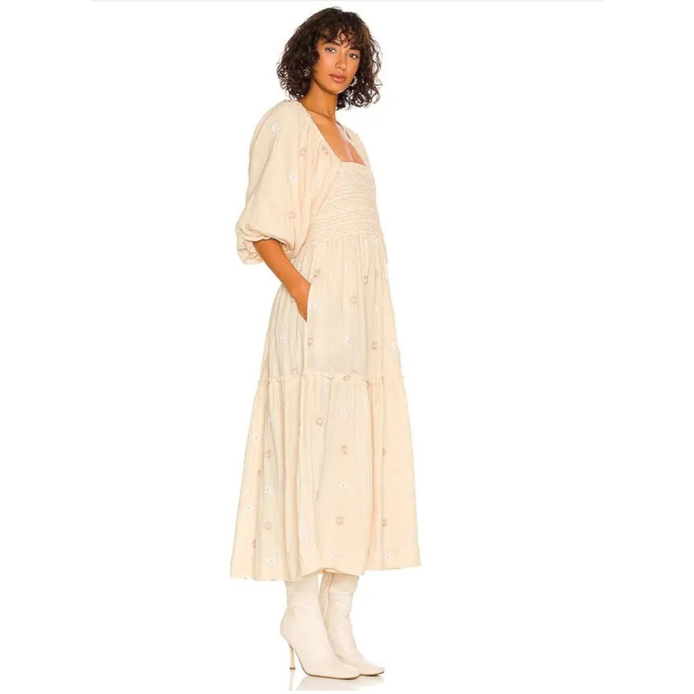 Free People Dahlia Smocked Maxi Dress - Large - Picture 3 of 12